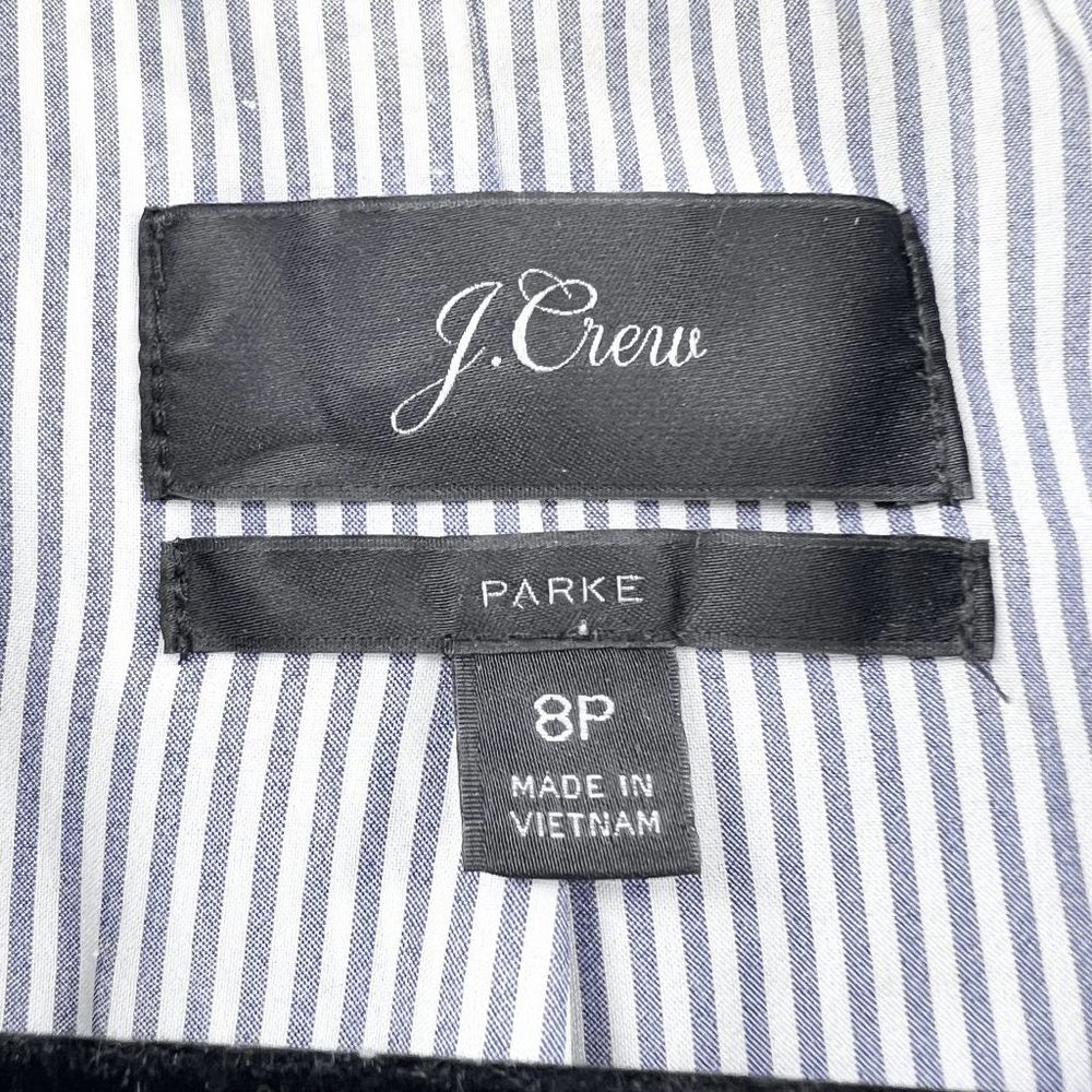 J.Crew Women's Black Parke Blazer Career Office Size 8P - Picture 7 of 7